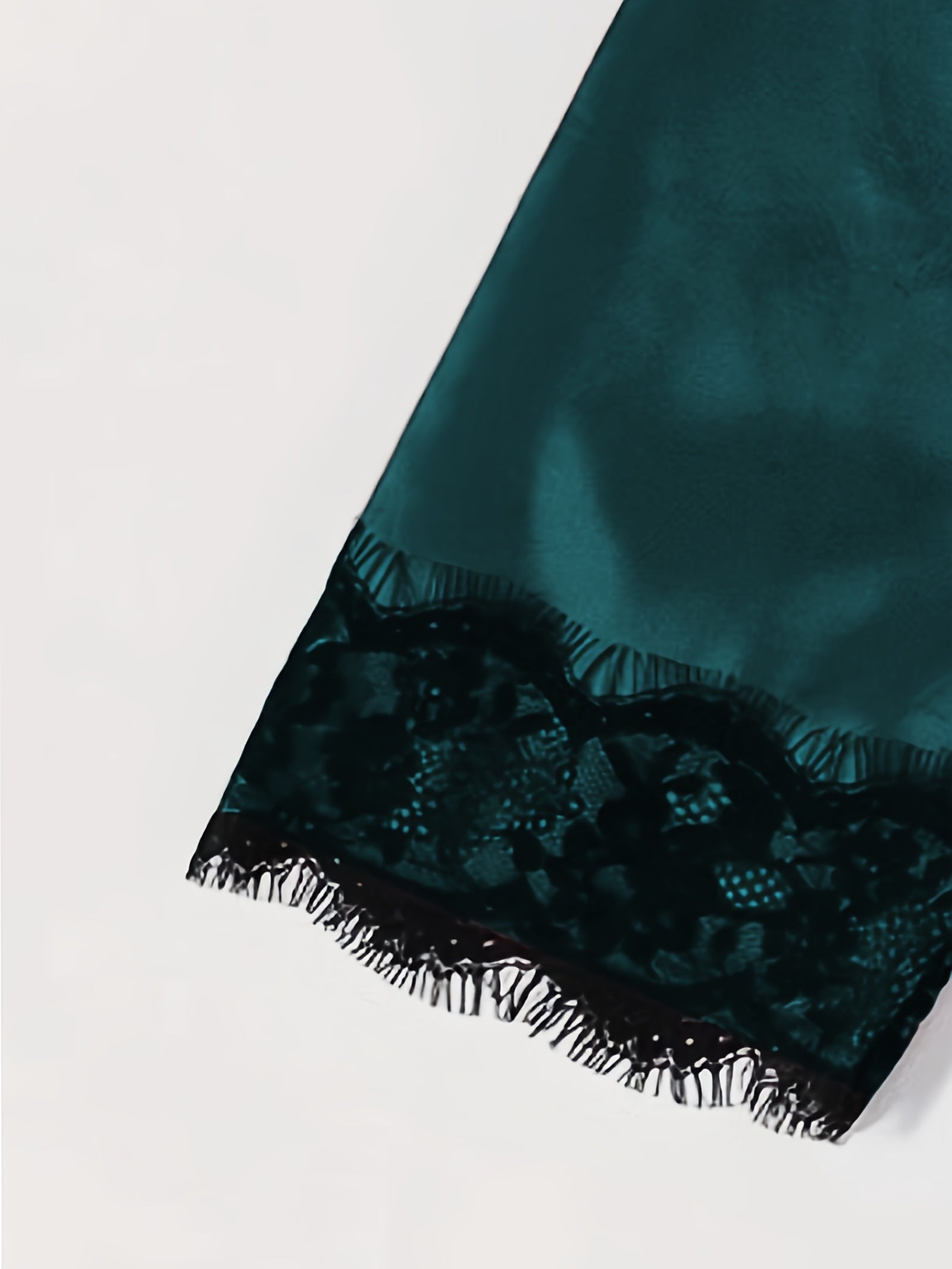 Three-Piece Elegant Solid Satin Lounge Set