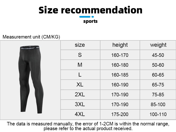 Sports Pants with Knee Pads 3/4 Compression Black Leggings Tights Mens Boys Youth Pants  Football Quick Dry  Workout Leggings