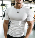 Fitness Mens T Shirt Short Sleeve Muscle Joggers Bodybuilding Tshirt