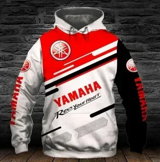 New 3D Printed Yamaha Motorcycle Off road Hoodie for Extreme Sports Adventure Men's and Women's Hoodies
