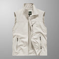 Summer Vest Men's Work Vest Large Size Golf Sleeveless Jacket Tactical windbreaker Hunting Camping Fishing waterproof Coat Parka