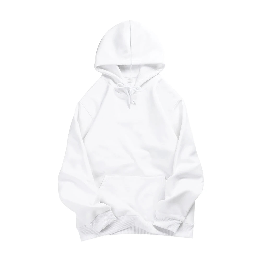 Winter Thicken Hoodies Fleece Warm Hoodie Men/Women Casual Solid Color Sweatshirts