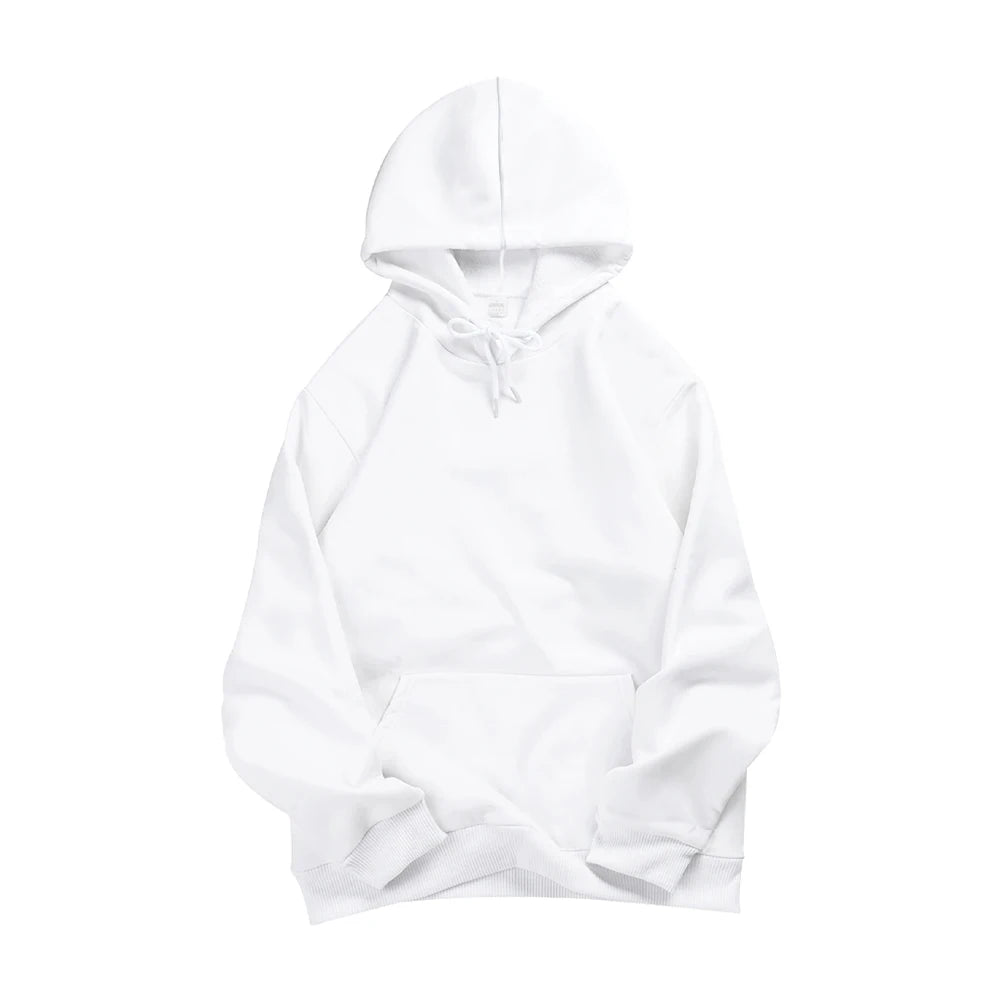 Winter Thicken Hoodies Fleece Warm Hoodie Men/Women Casual Solid Color Sweatshirts