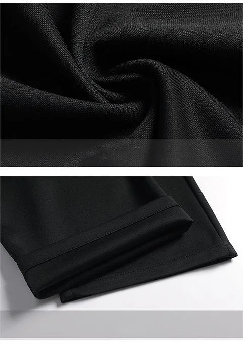 Men's Oversize Business Pants New Elastic Waist Formal Trousers Plus size