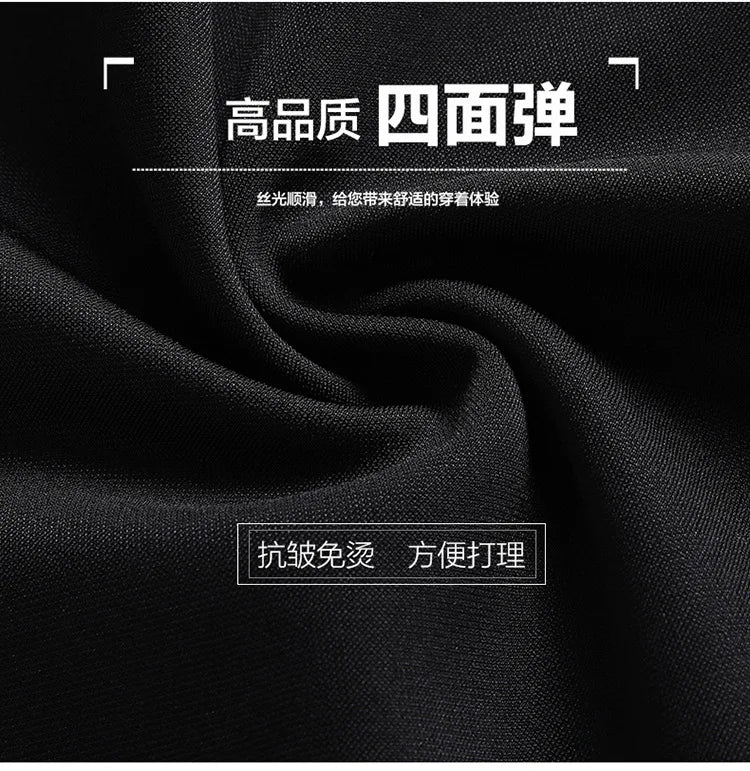 Men's Oversize Business Pants New Elastic Waist Formal Trousers Plus size