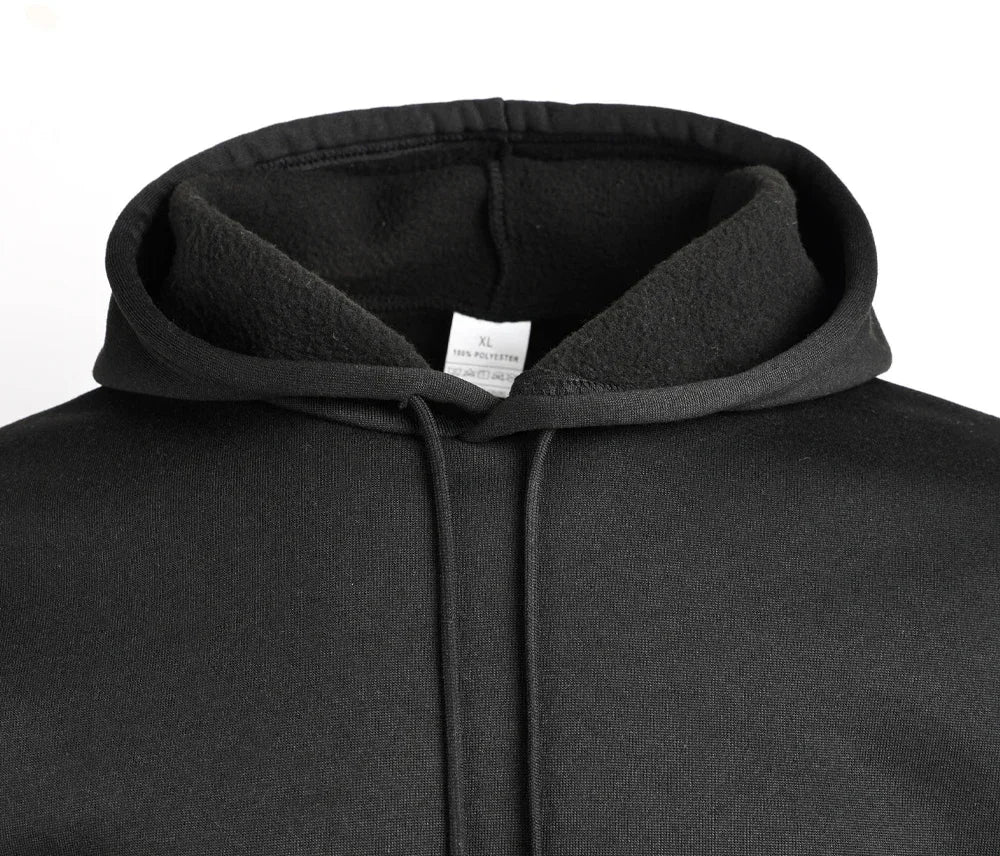 Winter Thicken Hoodies Fleece Warm Hoodie Men/Women Casual Solid Color Sweatshirts