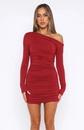 Elegant Slim Fit Long Sleeve Dress