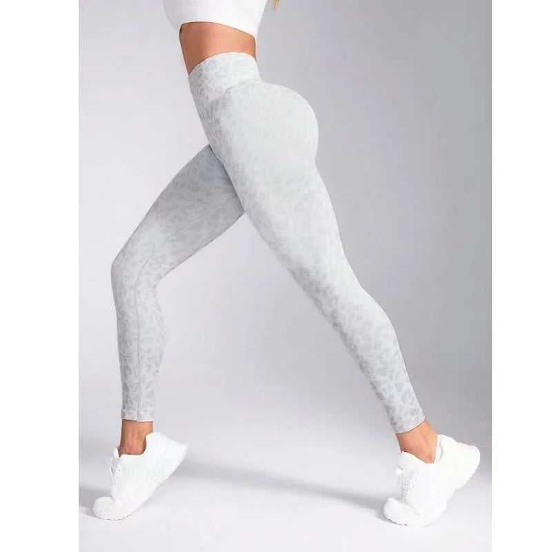 High Waist Sports Leggings Women Seamless Leopard Yoga Pants Hip Lift Trainning Fitness Outdoor Tights for Woman