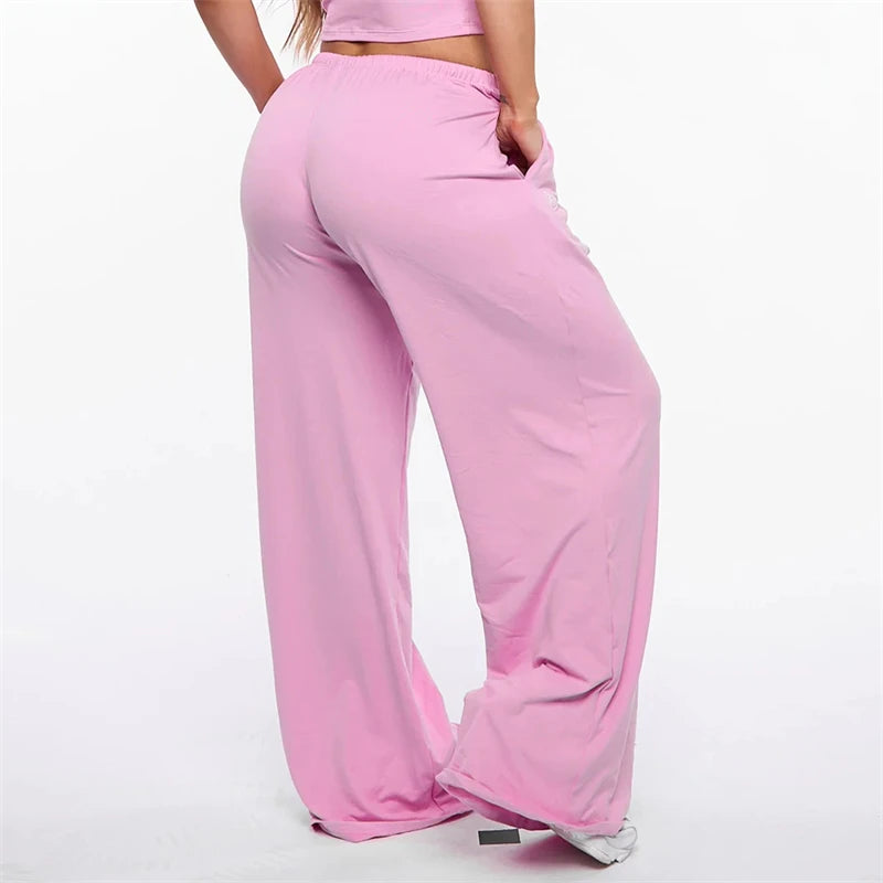 Flare Leggings For Women Bum Halter Lounge Pants Fitness Stretch Straight leg Pants Yoga Trousers Gym Casual Sports Bell-bottoms